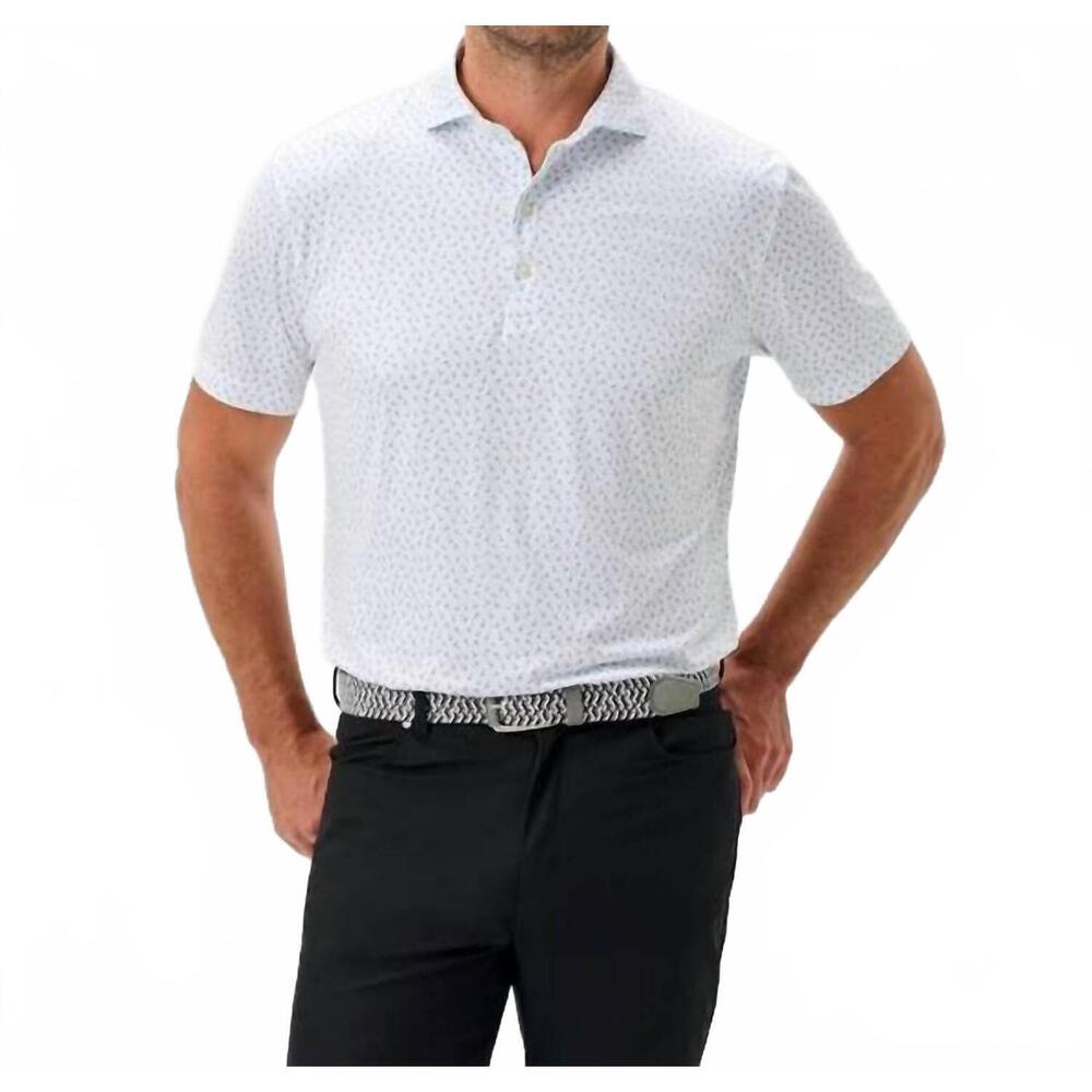 NEW JOHNNIE-O tini dancer polo in white